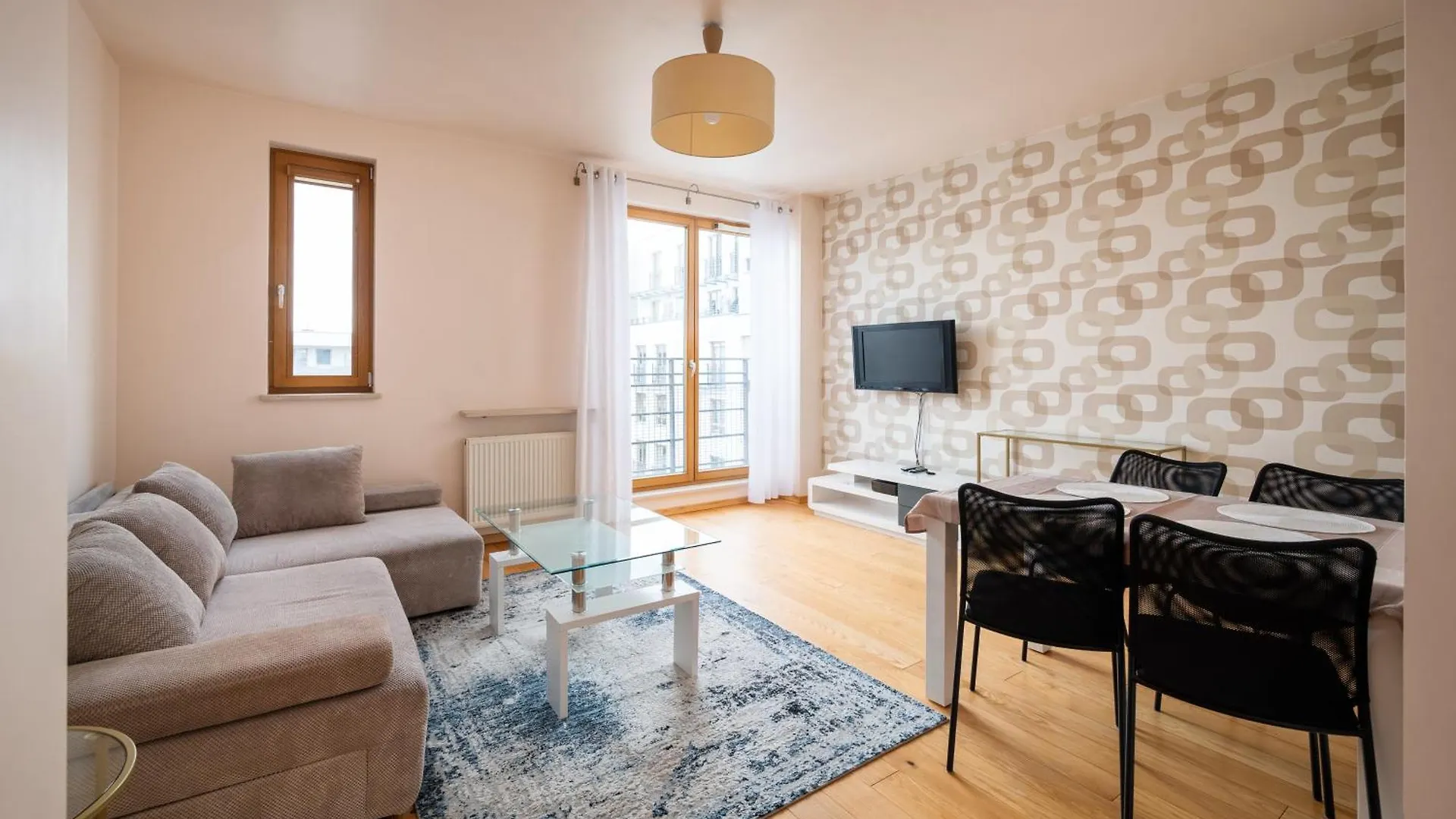 Obrzezna Beige Apartment Warsaw